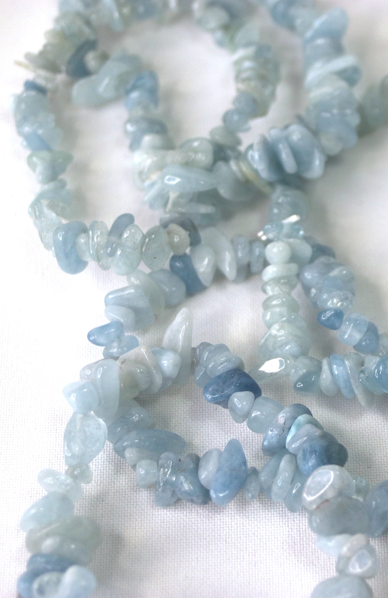 Aquamarine Chip Bracelet AA